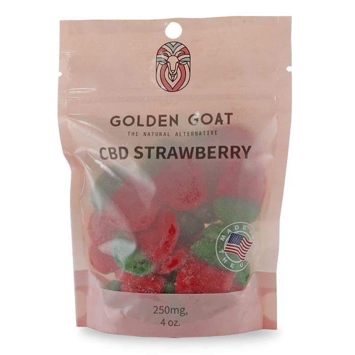 Potent CBD Infused 250MG Gummy Packs Bundles from Golden Goat - Headshop.com