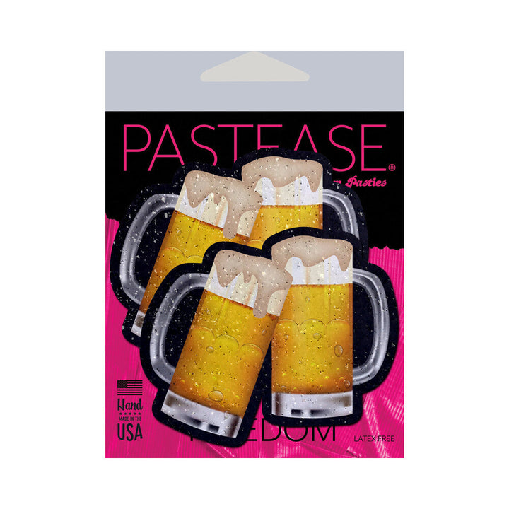 Pastease Clinking Beer Mug Nipple Pasties - Headshop.com