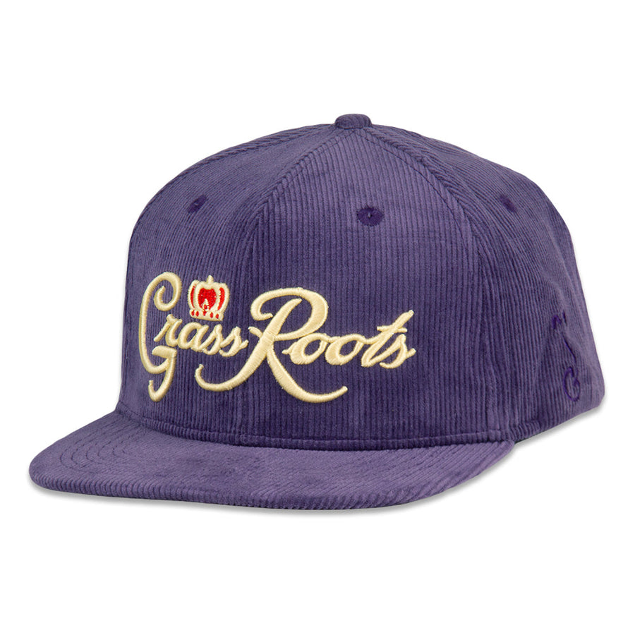 Grassroots Royal Roots Corduroy Snapback Hat - Headshop.com