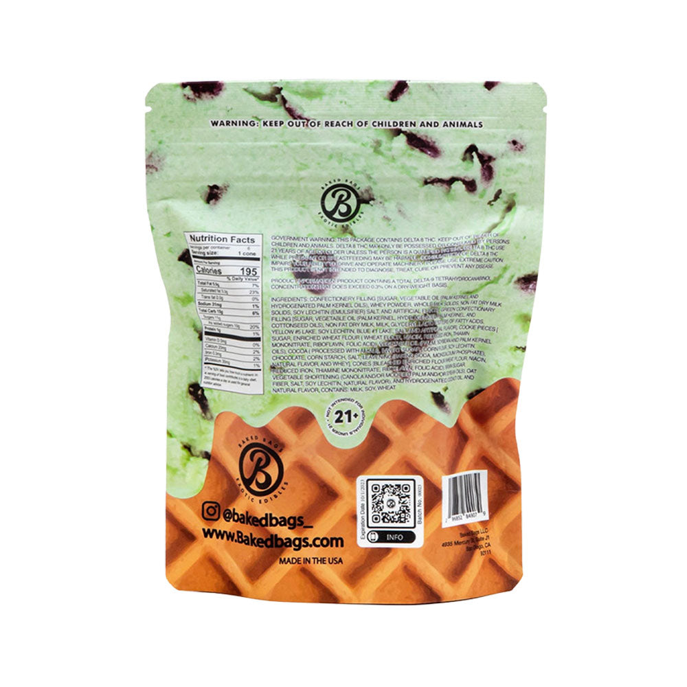 Baked Bags Coned Delta 8 Infused Treat | 600mg - Headshop.com