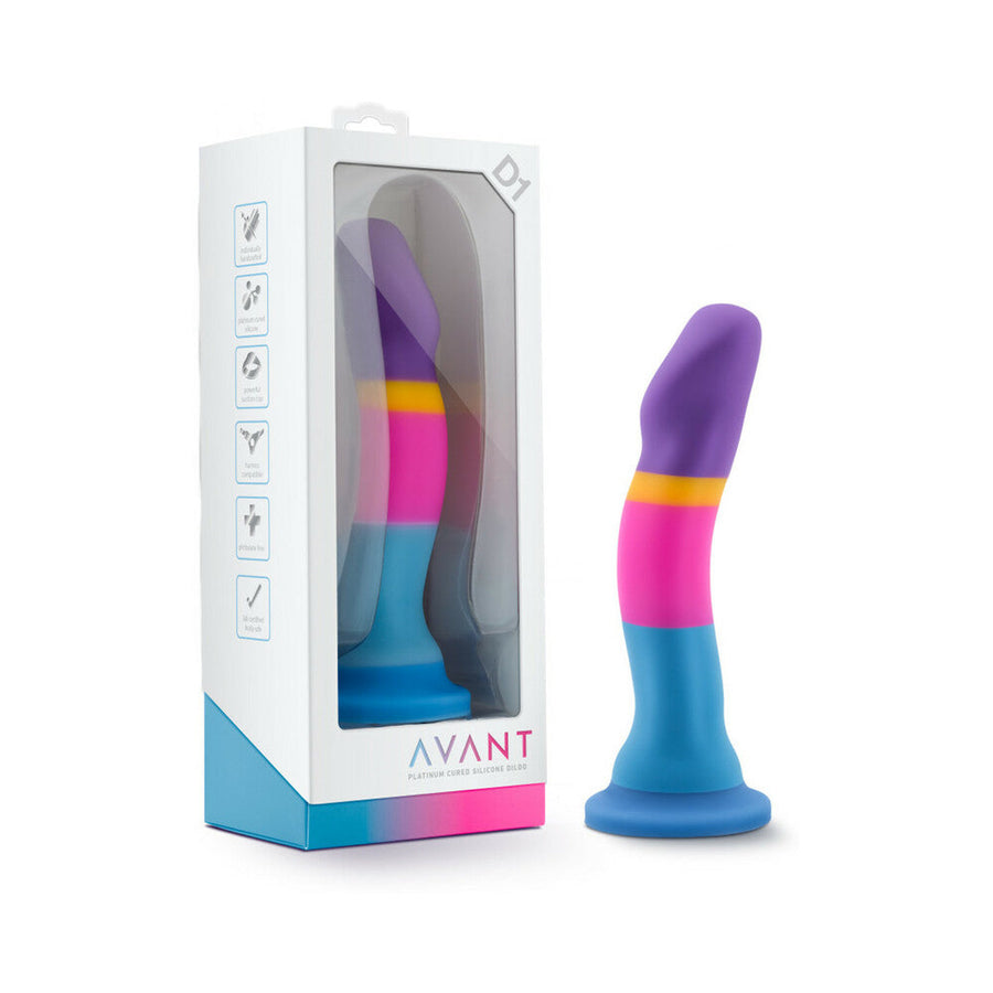 Avant D1 Hot 'n' Cool 7.5 in. Silicone Dildo - Headshop.com