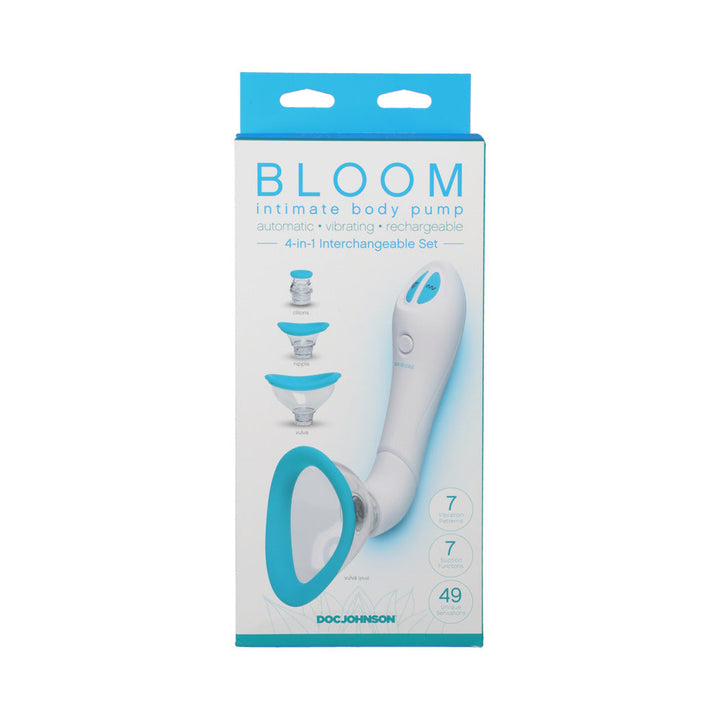 Bloom - Intimate Body Pump - Automatic - Vibrating - Rechargeable Blue/White - Headshop.com