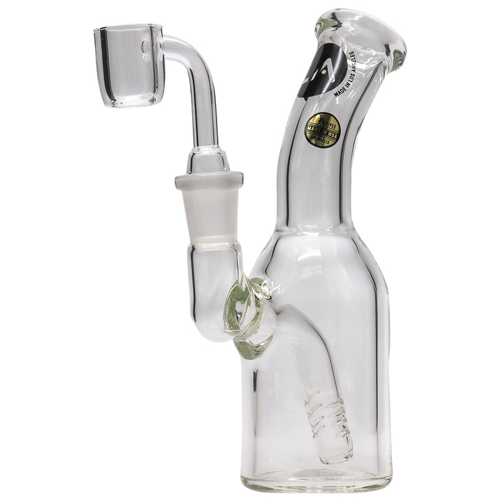 LA Pipes Compact Bent Neck Concentrate Waterpipe - Headshop.com
