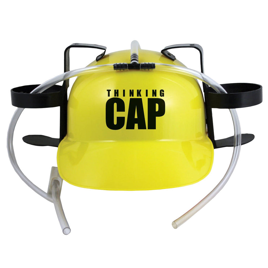 Thinking Cap 2-Can Drinking Hard Hat - Headshop.com