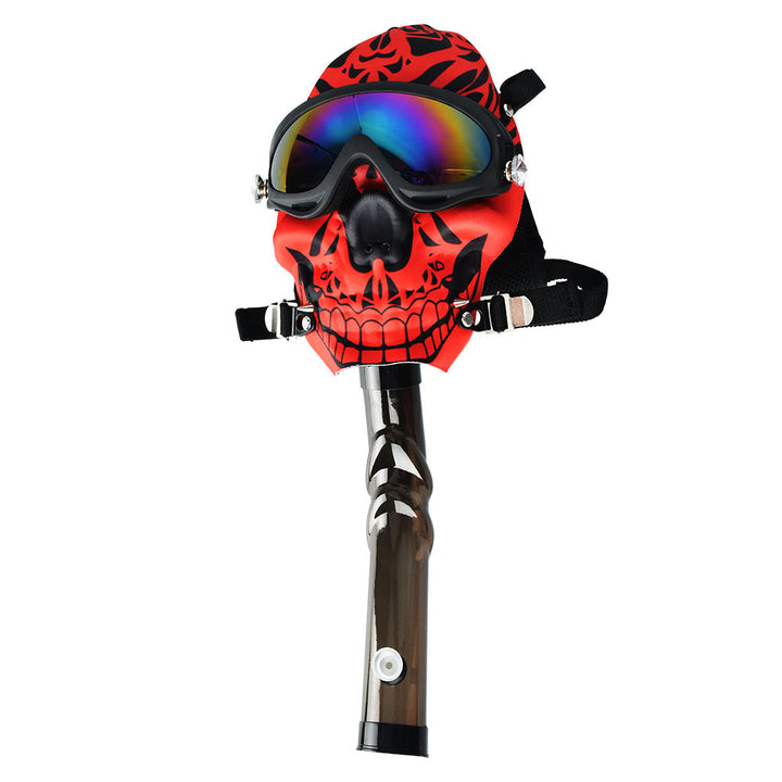 Ski Goggle Gas Mask w/ Acrylic Water Pipe - 18"/Assorted Styles - Headshop.com