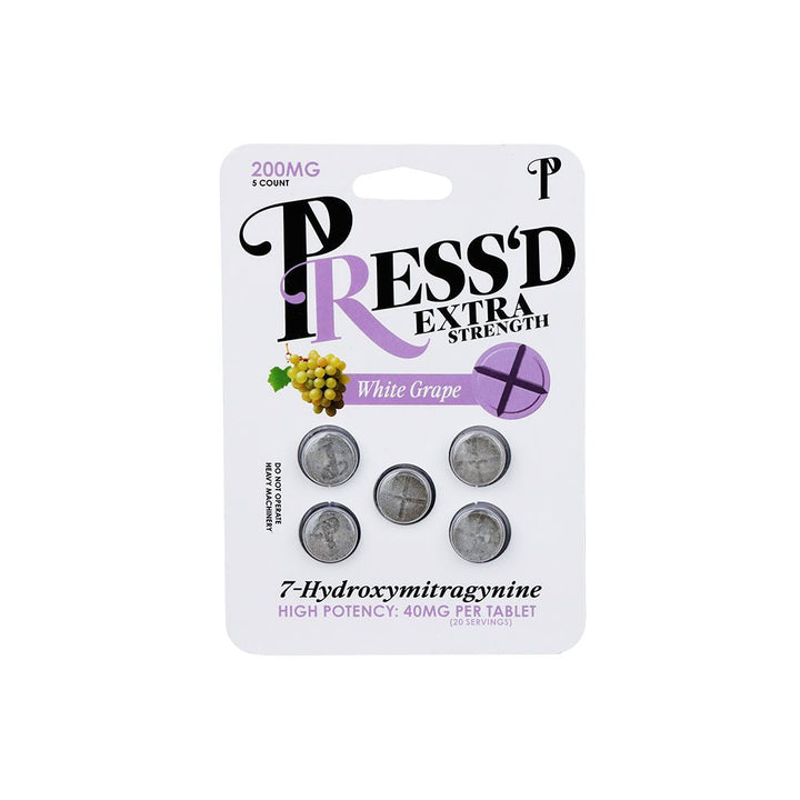 Press'd Extra Strength 7-Hydroxymitragynine Tablets | 200mg - Headshop.com