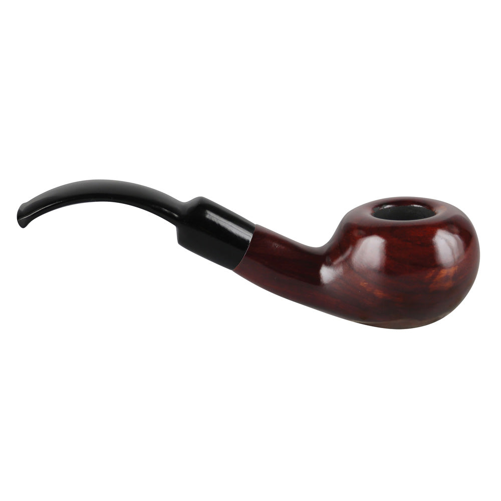 Pulsar Shire Pipes Bent Tomato Cherry Wood - 5.3" - Headshop.com