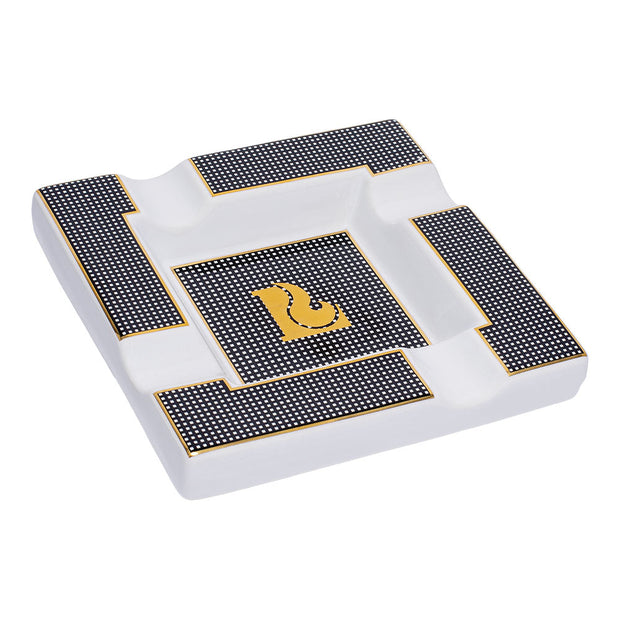 Lucienne Framed Square Ceramic Cigar Ashtray | 7.5" - Headshop.com