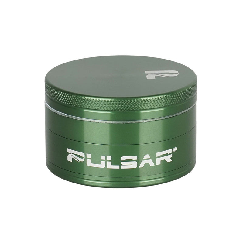 Pulsar Solid Top Aluminum Grinder-GR760- 4pc / 2.5" - Headshop.com
