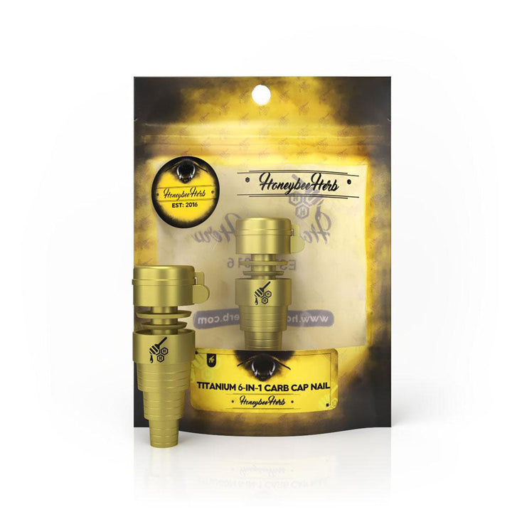 TITANIUM 6 IN 1 CARB CAP DAB NAIL - Headshop.com