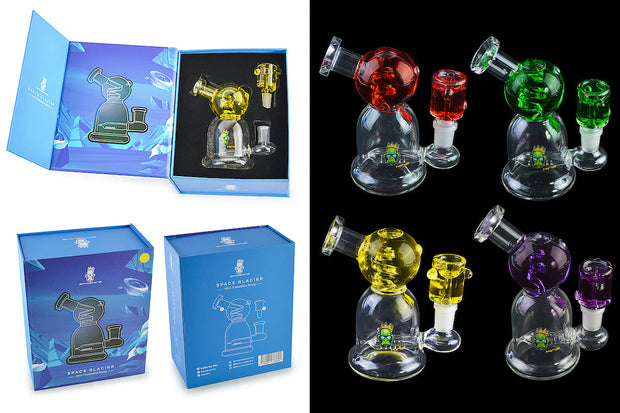 Space King Glass - 'Space Glacier' Freezable Bong - Headshop.com