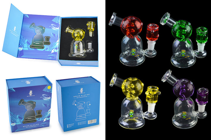 Space King Glass - 'Space Glacier' Freezable Bong - Headshop.com
