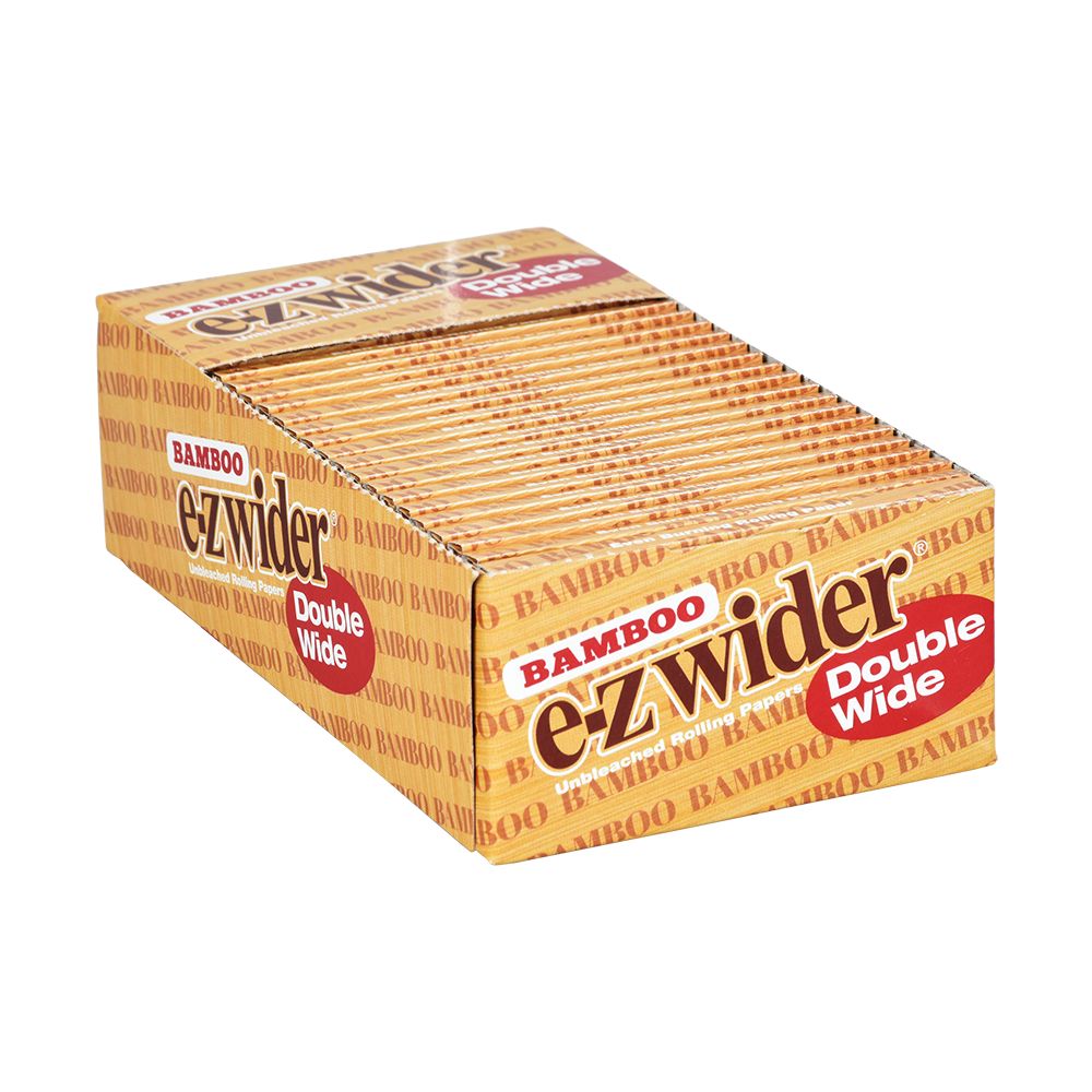 EZ Wider Bamboo Rolling Papers | 24pc | 24pk Display - Headshop.com