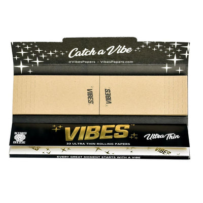 VIBES Ultra Thin Rolling Papers w/ Filters - Headshop.com
