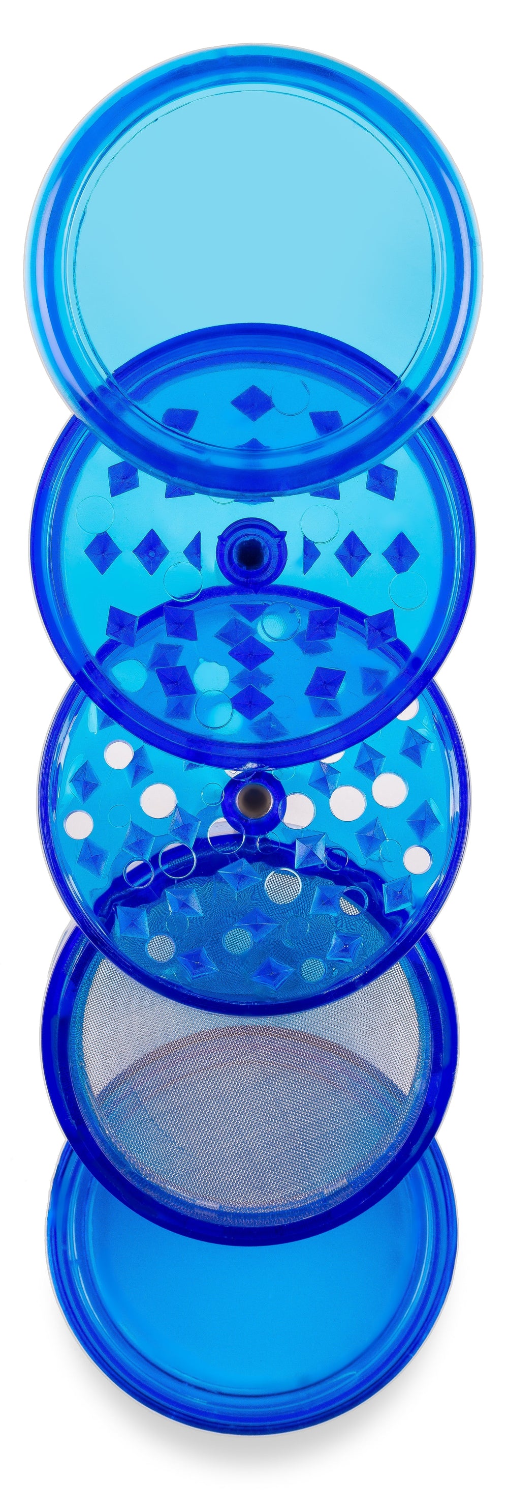 Higher Standards 4-Piece Herb Grinder with Pollen Catcher - Headshop.com
