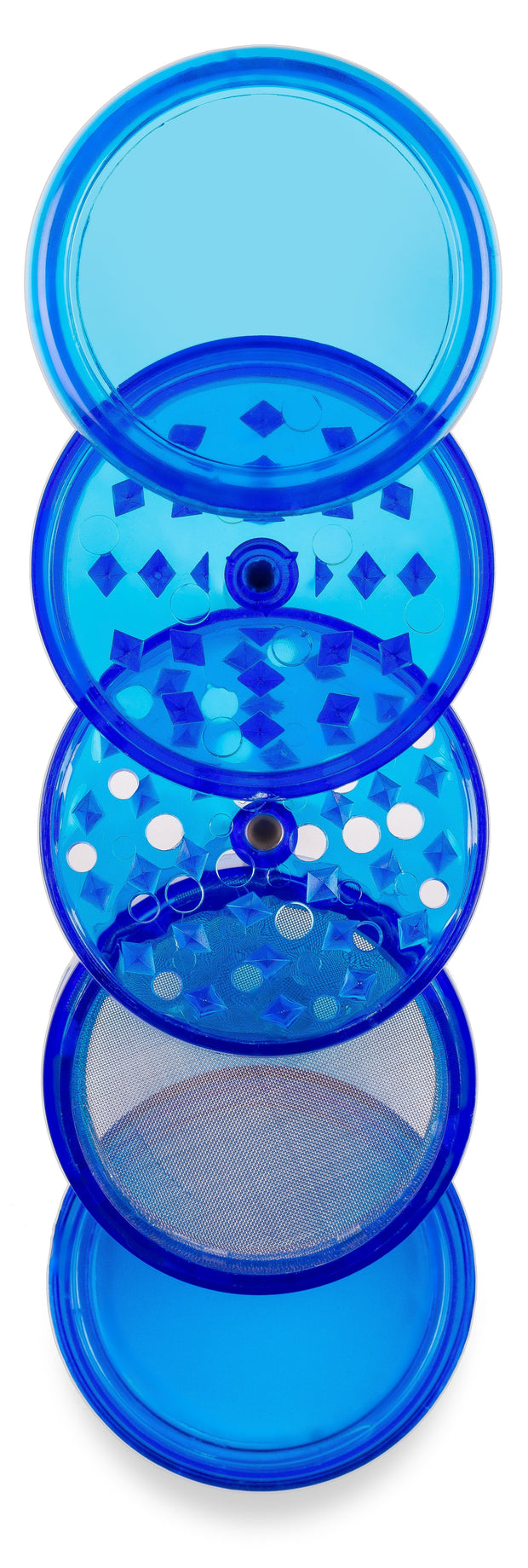 Higher Standards 4-Piece Herb Grinder with Pollen Catcher - Headshop.com