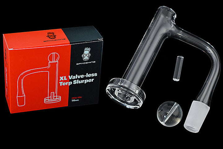 Space King XL Valve-less Terp Slurper (Red / Black) - Headshop.com