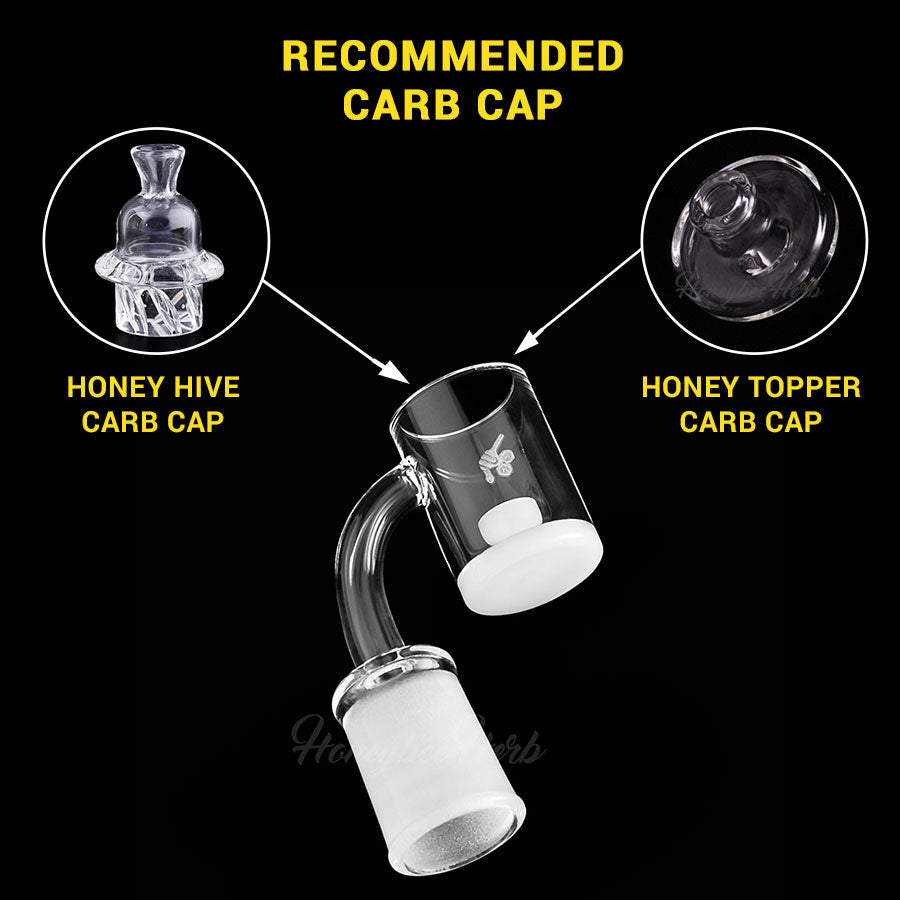 HONEY & MILK CORE REACTOR QUARTZ BANGER - 90° DEGREE | YL - Headshop.com