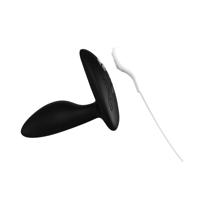 We-Vibe Ditto+ Rechargeable Remote-Controlled Silicone Vibrating Anal Plug Satin Black - Headshop.com