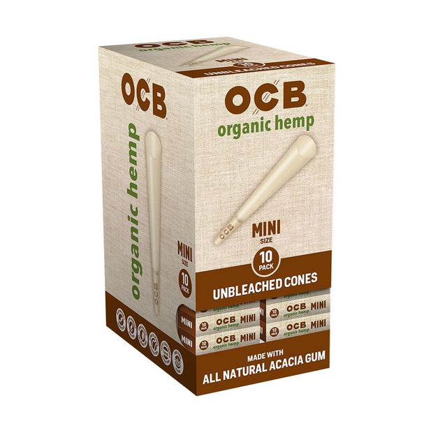 OCB Organic Hemp Pre-Rolled Cones | 24pk Display