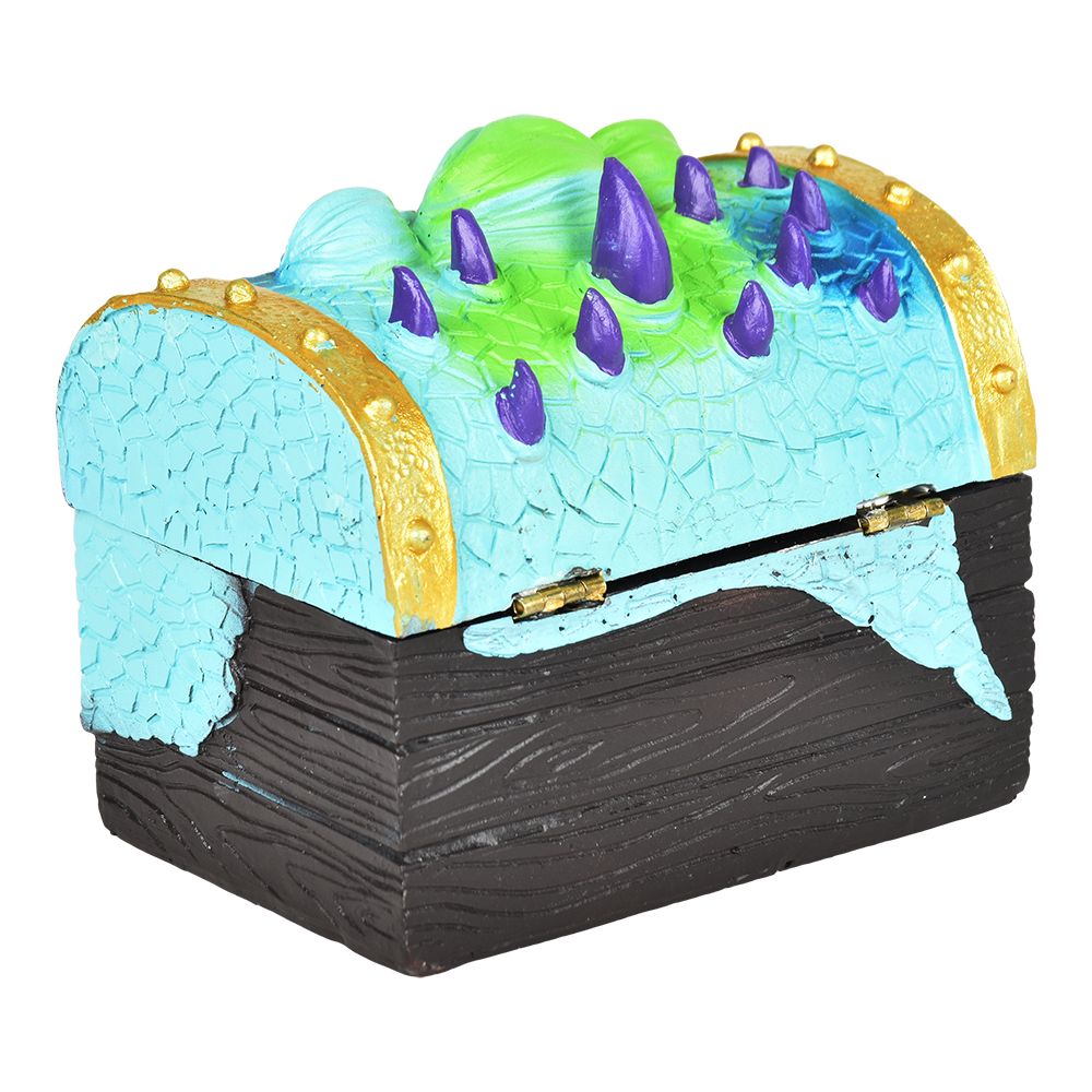Monster Polyresin Box with Gaming Dice - 3.8" x 3.6" - Headshop.com