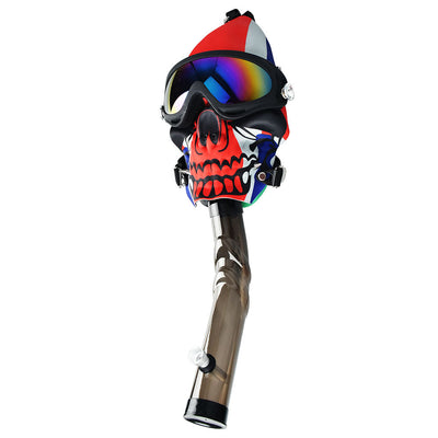 Ski Goggle Gas Mask w/ Acrylic Water Pipe - 18"/Assorted Styles - Headshop.com