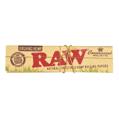 RAW Organic Connoisseur Rolling Papers | Kingsize - Headshop.com