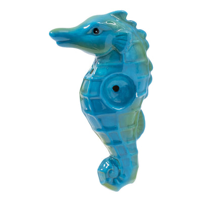 Wacky Bowlz Seahorse Ceramic Pipe - 4" - Headshop.com