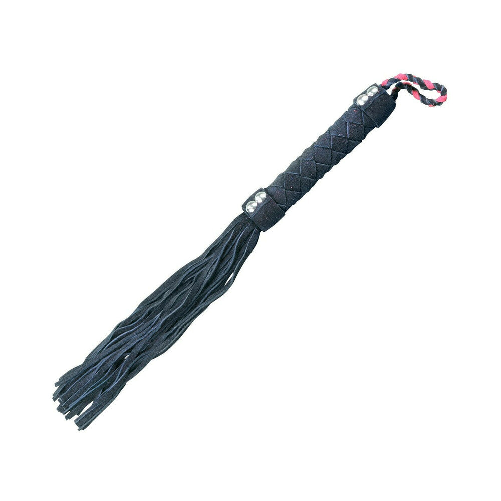Ple'sur 15.5 in. Leather Flogger Black - Headshop.com