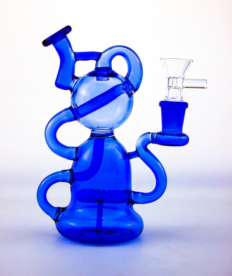 Recycler Style Mini Water Pipe Approx. 2.7" - Headshop.com