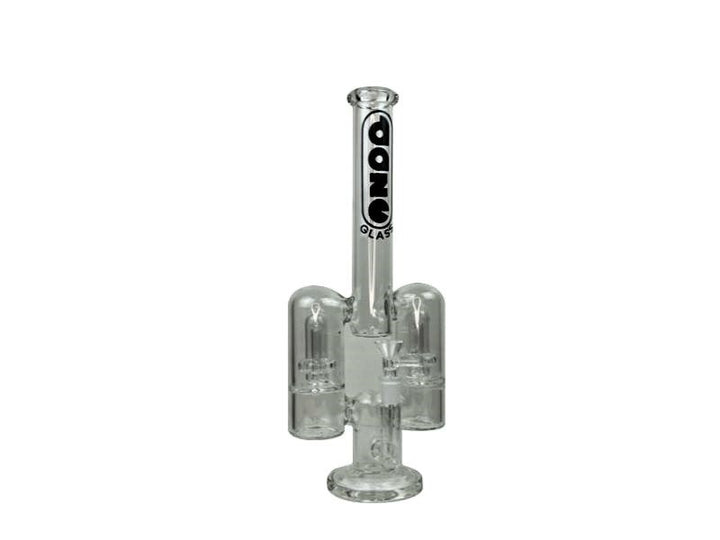 Daze Glass - 14" Rocket Ship Dual Showerhead Perc Glass Water Pipe - Headshop.com