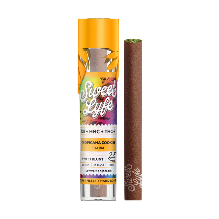 Sweet Blunt D8, HHC, THC-P - Tropicana Cookies (Sativa) - Headshop.com