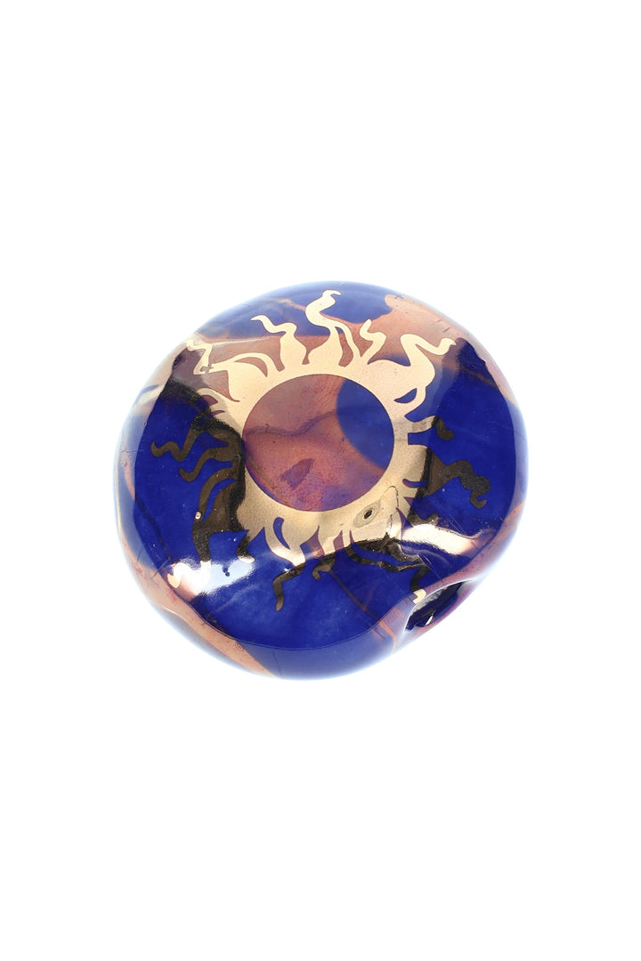 Ancient Creations Ceramics Round Ceramic Smoke Stone – 2″ – US-Made