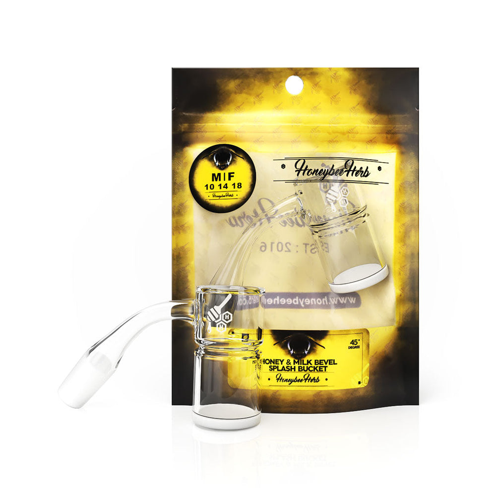 HONEY & MILK BEVEL SPLASH BUCKET - 45° DEGREE | YL - Headshop.com