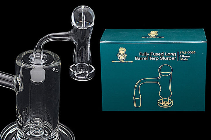 Space King Fully Fused Long Barrel Terp Slurper - Headshop.com