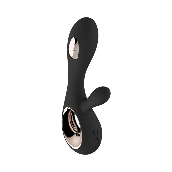LELO SORAYA WAVE Rechargeable Rabbit Vibrator Black - Headshop.com