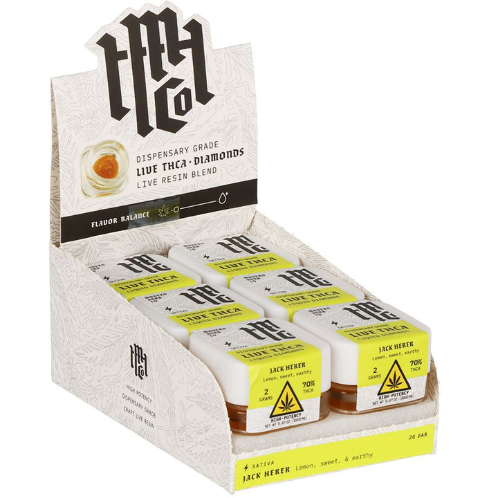 Modern Herb Co Dispensary Grade Live Resin THCA Dabs | 2g | 6ct Display
