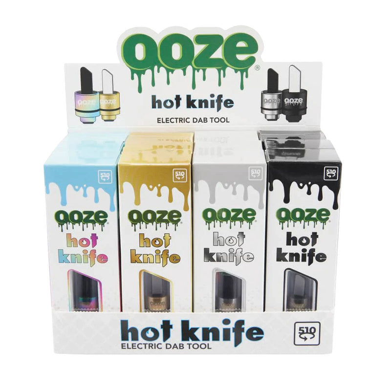 Ooze Hot Knife 510 Electric Dab Tool-Asst Colors - 12PC DISP - Headshop.com