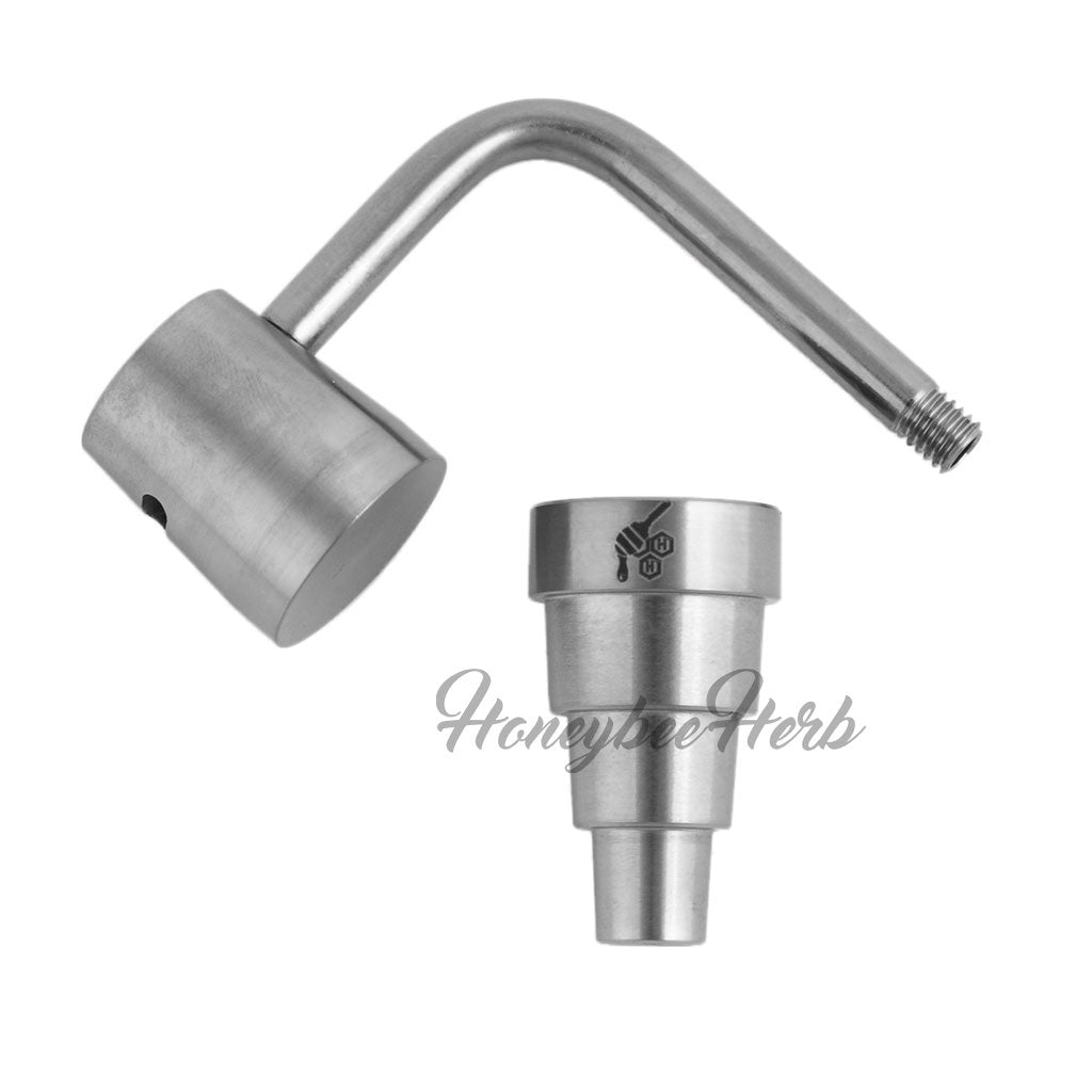 TITANIUM 6 IN 1 LONG NECK BANGER DAB NAIL - Headshop.com