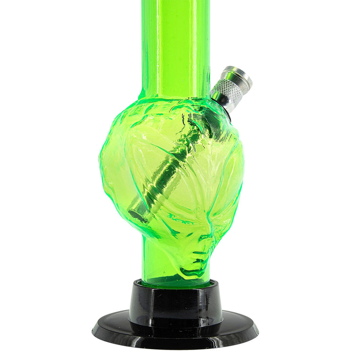 Mini Skull Acrylic Bong - 6" Tall - Multiple Colors