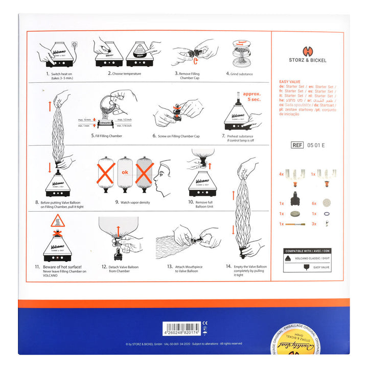 Storz & Bickel Volcano Vaporizer Easy Valve Starter Set - Headshop.com