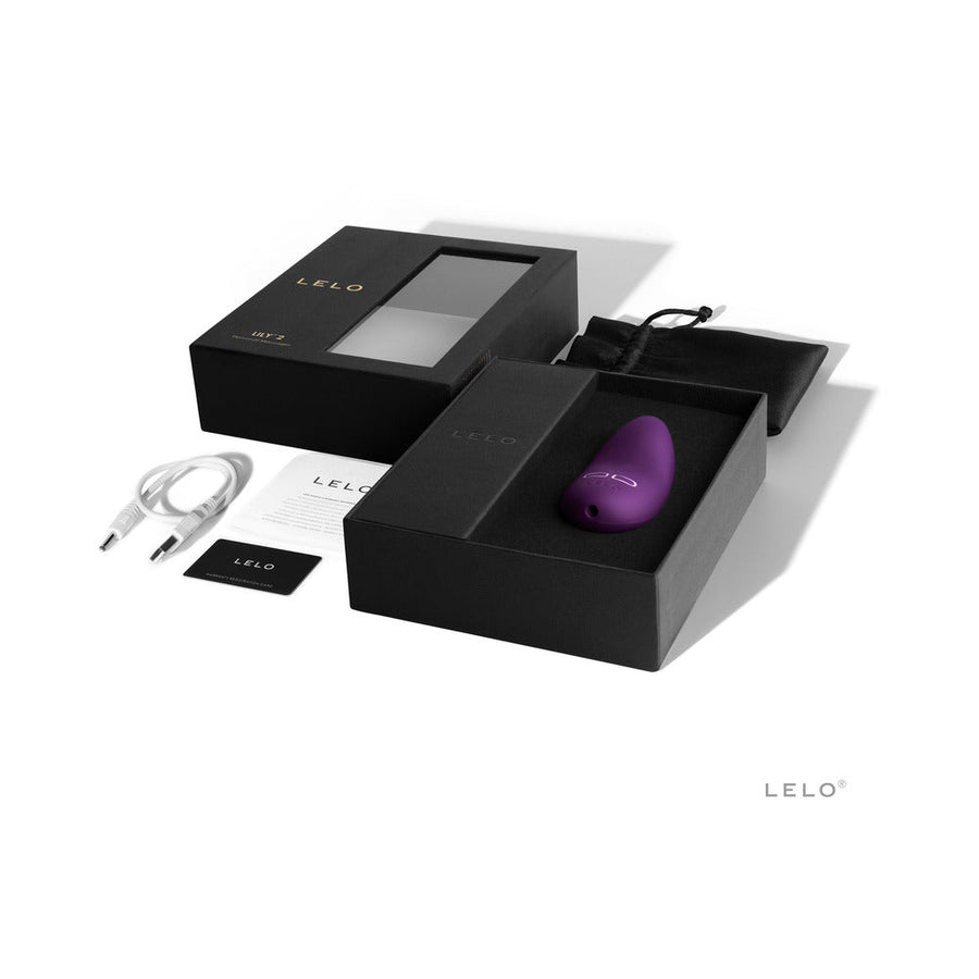LELO LILY 2 Rechargeable Scented Vibrator Plum - Bordeaux & Chocolat Scent - Headshop.com