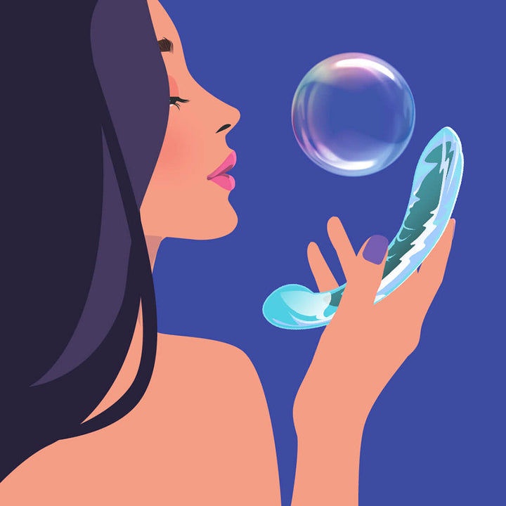 Biird Kalii Glass G-spot Dildo - Headshop.com