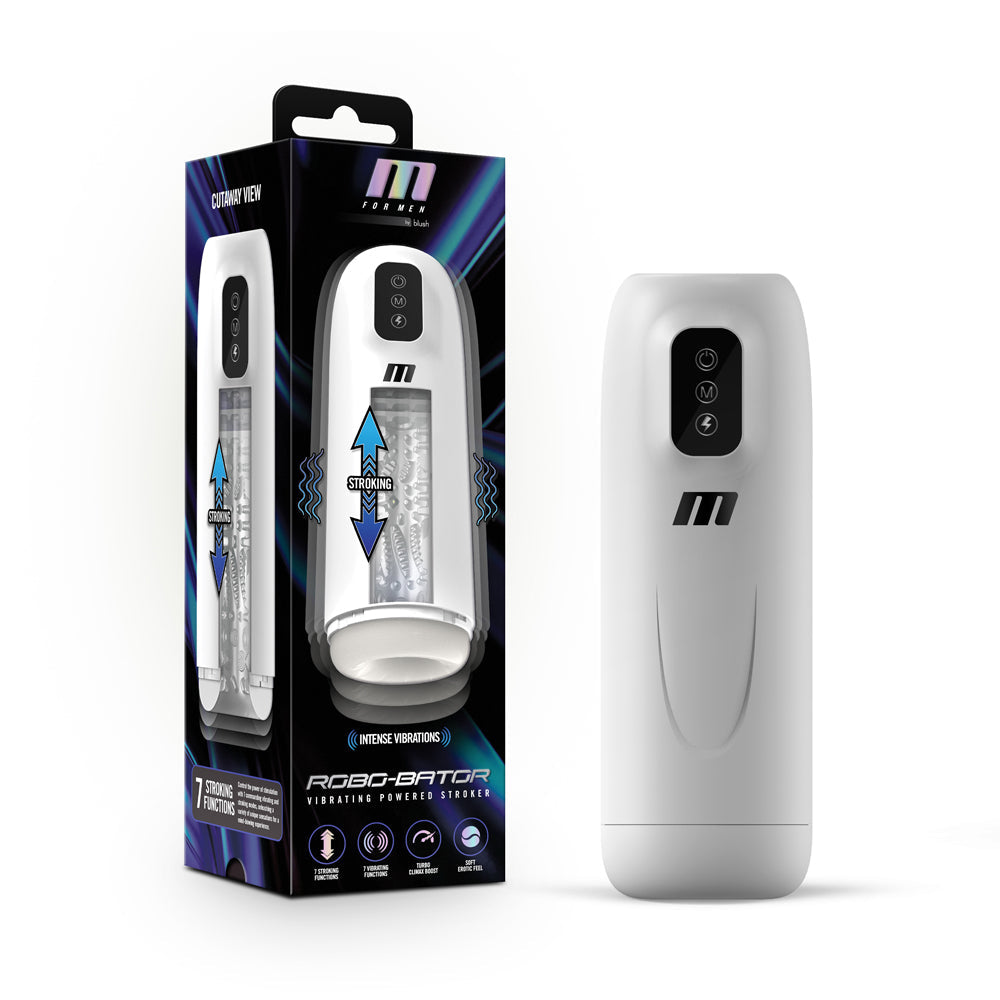 M for Men Robo-Bator White - Headshop.com