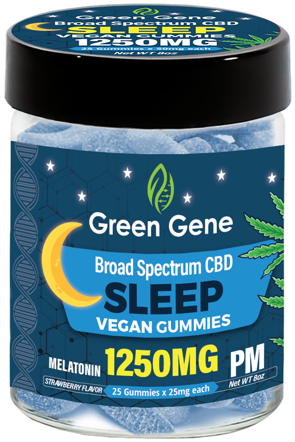 Green Genie Organic CBD Infused Mood Based Vegan Gummies - (625MG - 2500MG) - Headshop.com
