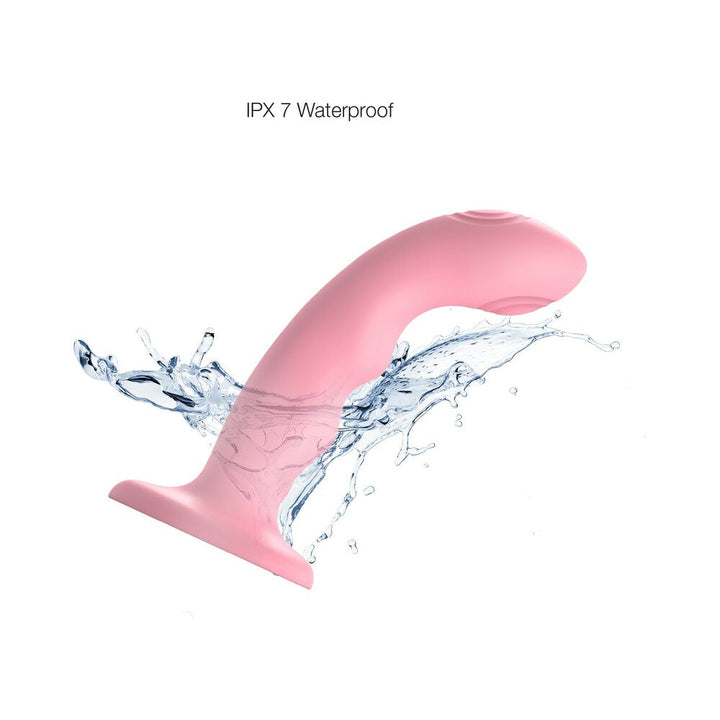 Strap-On-Me Tapping Dildo Wave Coral Pink - Headshop.com