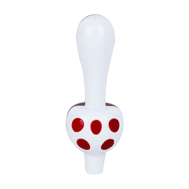 12CT DISPLAY - Spotted Mushroom Metal Hand Pipe  - 3.75" - Headshop.com