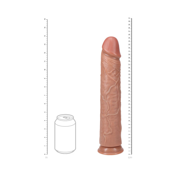 RealRock Extra Long 14 in. Dildo Tan - Headshop.com