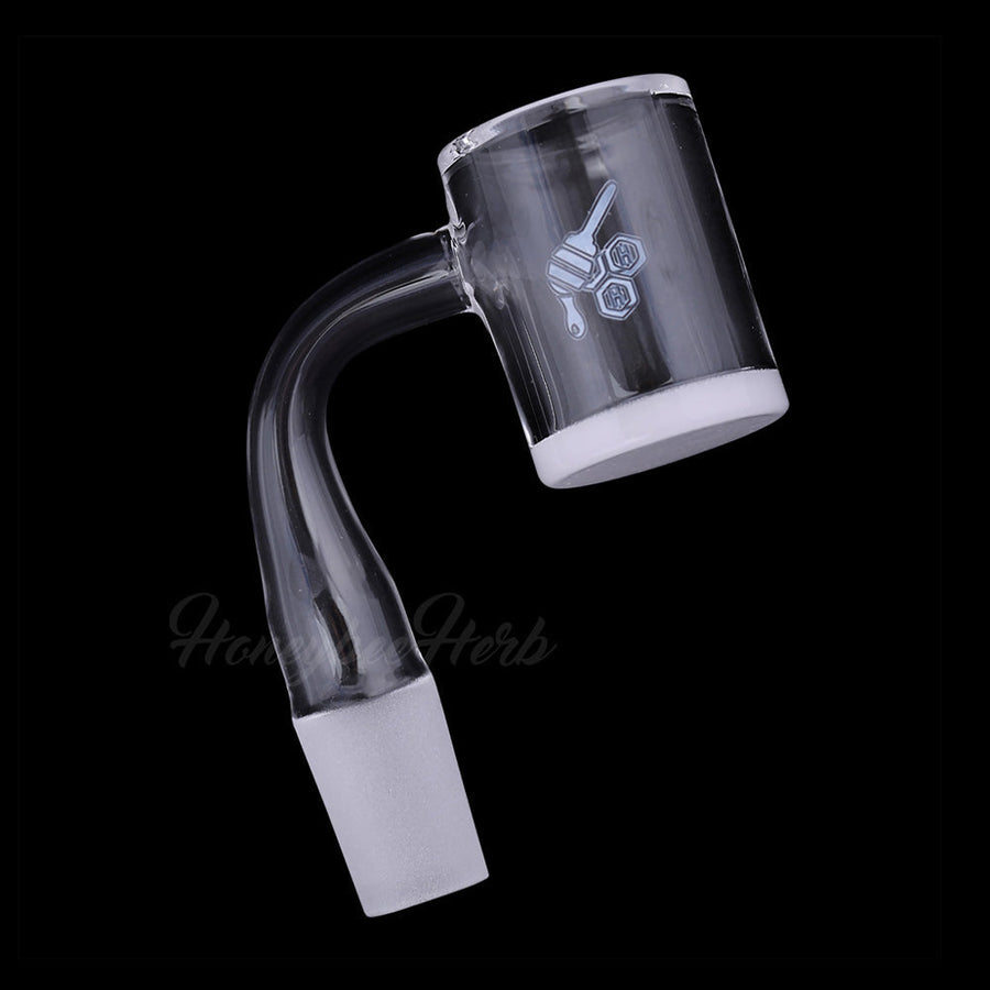 HONEY & MILK BEVEL QUARTZ BANGER - 90° DEGREE | YL - Headshop.com