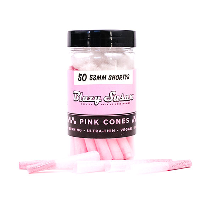 Blazy Susan Pink Paper Cones - Headshop.com
